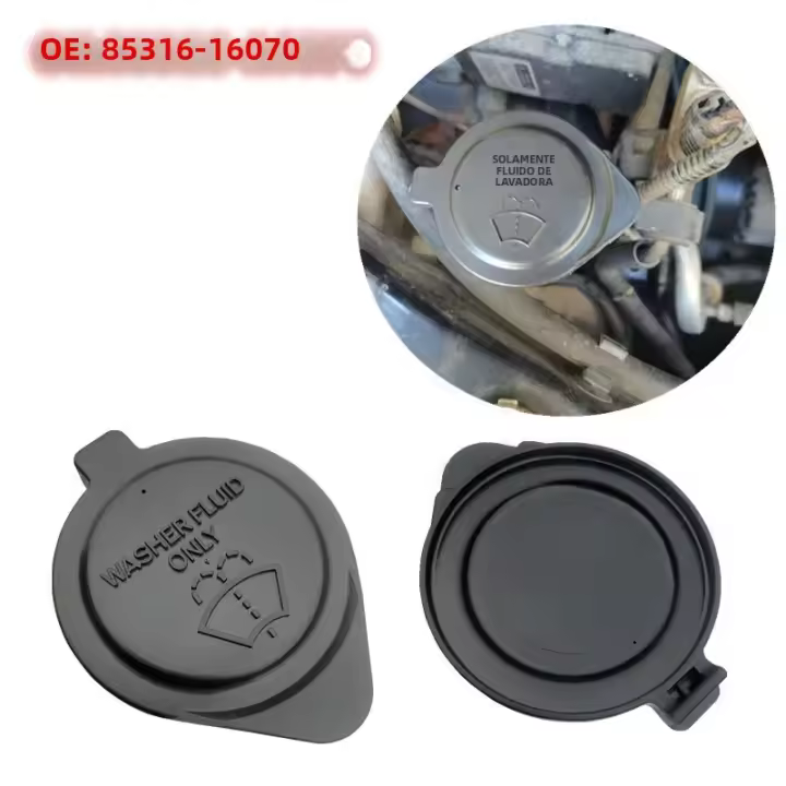 Tapa De Botella De Agua Para Coche De Vidrio Y Plástico Para Toyota Lexus Camry 85386-60050 Cubierta De Tanque De Sellado De Aspirador Compatible Con Modelos 85316-16070 85316-34050 - 1