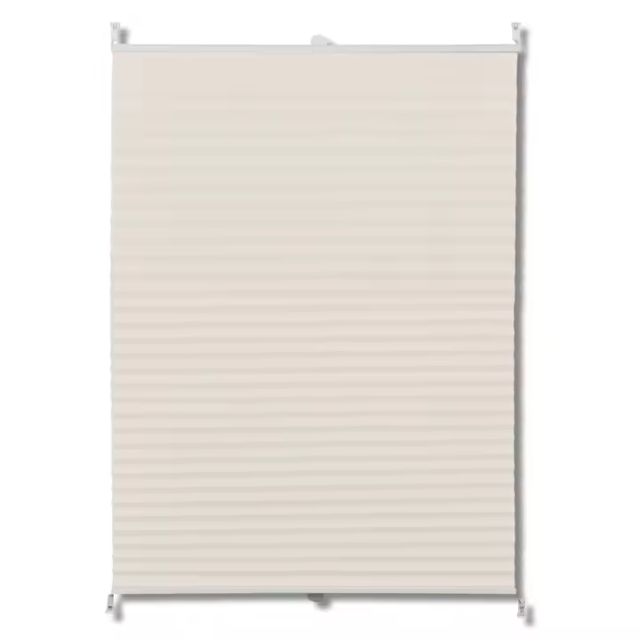 vidaXL Plisé Para Ventana Persiana 100X200cm Crema - 1