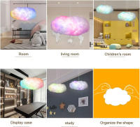 Lámpara De Ambiente 3D Nube Grande Iluminación Inteligente Con Control Remoto APP ThunderCloud Para Decoración De Habitaciones Esports Y DIY - details 8