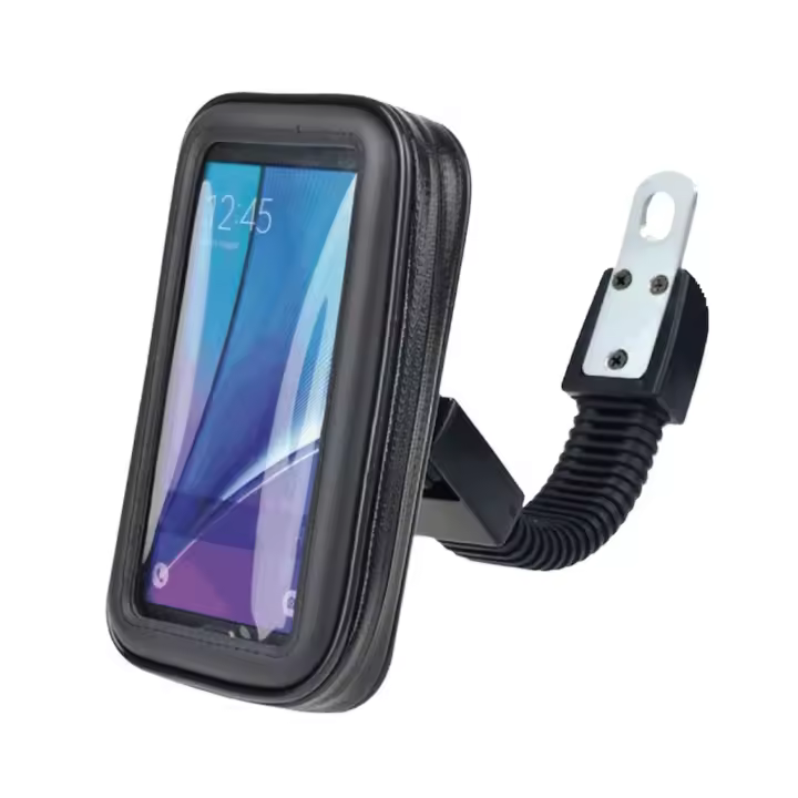 Soporte de teléfonos Móvil impermeable universal para motorbike 360 rotacion, Pantalla táctil, Funda para tamaño de pantalla ahsta 6,9' - 1