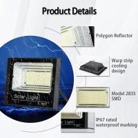 Lámpara Solar LED De 1000W Con Control Remoto Para Jardín Y Camping Energía Ahorro Instalación Self-Contained Protección IP67 - details 3
