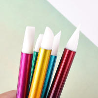 Set De 5 Rotuladores De Uñas Doble Uso Con Selector De Diamantes De Silicona Para Diseños De Uñas Y Grabado Herramienta De Punto - details 3