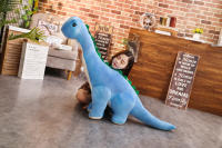 Juguete De Peluche Dinosaurio Tanystropheus 50/80cm Para Niñas Y Niños Regalo De Navidad Y Cumpleaños Color Azul/Morado/Rosa - details 3