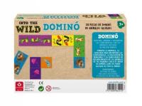Dominó Into the Wild - Juego Educativo Infantil para Niños de 3+ Años | Aprende y Juega con Animales Salvajes | Desarrolla Memoria, Lógica y Habilidades Sociales | 28 Piezas Resistentes y Coloridas | Ideal para Casa o Escuela - Producto Stuffle Original - details 2