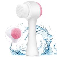 Cepillo Manual Para Limpieza Facial De Doble Lado Con Silicona Escobilla Facial Para Exfoliación Y Masaje Cuidado De La Piel - details 0