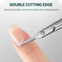 Tijeras De Cutícula Nailpop En Acero Inoxidable Para Eliminar Piel Muerta Herramientas Profesionales De Salón De Uñas Limpiables - details 5