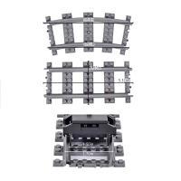 Bloques De Construcción MOC Creativo Para Niños Riel De Cruzación Y Curva De Vías De Tren Juguetes DIY De Bloques Pequeños Compatible Con Lego - details 5