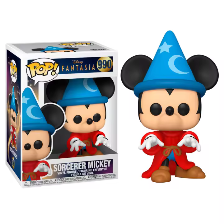 Figura Funko Pop Disney Fantasia 80Th Sorcerer Mickey-Figura de Vinilo Coleccionable - Idea de Regalo- Mercancia Oficial - Juguetes para Niños y Adultos - Movies Fans - Muñeco para Coleccionistas y Exposición - 1