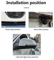 Cámara Panorámica 360° AHD1080P HD Para Coche Accesorios Para Radio Multimedia Android Visión Rear / Front / Left / Right - details 9