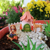 Set De Mini Faeitas Comiendo Bayas Adornos De Jardín De Resina Estatuas De Hadas Para Exteriores Decoración De Césped Y Patio - details 0