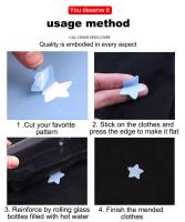 Autocolantes De Reparación Para Ropa Pegatinas Térmicas Adhesivas Lavables Para Mochilas Bolsos Chaquetas De Aves De Rama Tent DIY Patch 20x10cm - details 4