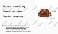 Bolso De Hombro Estilo Bucket Moda Con Correa Ancha Y Ligera Lujo Para Mujer Bolsa De PU Con Lining De Poliéster Forma De Olla Cierre De Cremallera - details 0