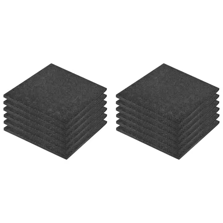 vidaXL 12x Losetas Goma Protección Caídas 50x50x3cm Esterillas Seguridad Color Negro,  Gris,  Verde y mas - 1