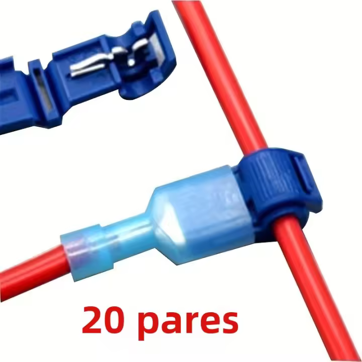 20Pares De Conectores Eléctricos Rápidos Terminales De Cable De Encogimiento Para Splice Lock Terminales De Cable De Soldadura - 1