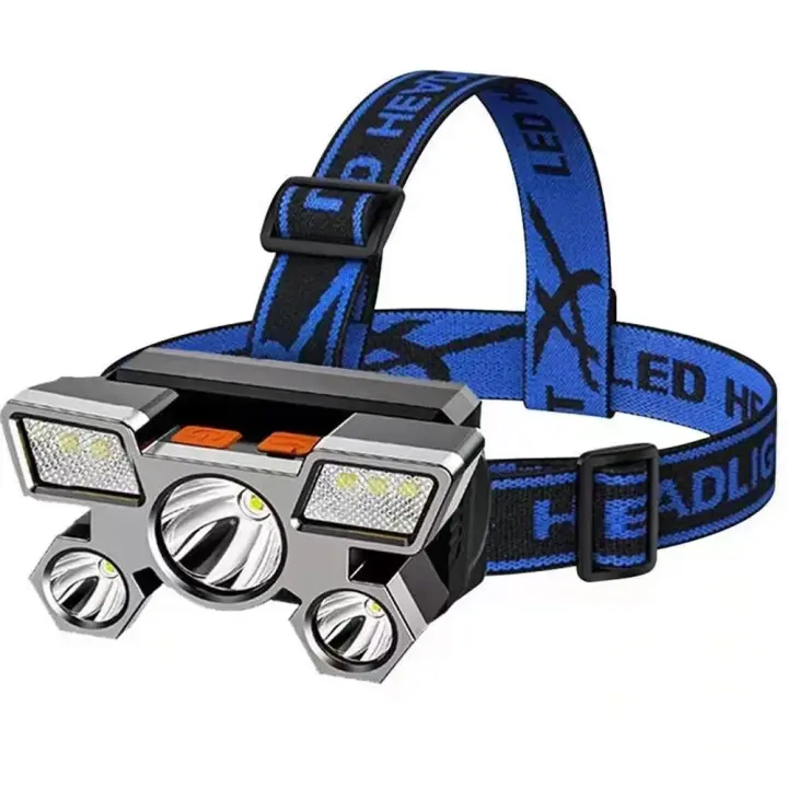 Linterna Frontal LED Recargable De Alta Potencia Para Camping Y Escalada Lámpara De Mano Con Batería 18650 Fuente De Luz Potente - 1