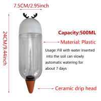 Juego De 4 Herramientas De Riego Automáticas Para Jardín 500ml Sistemas De Riego Por Goteo Para Plantas En Macetas Con Antleritos - details 1