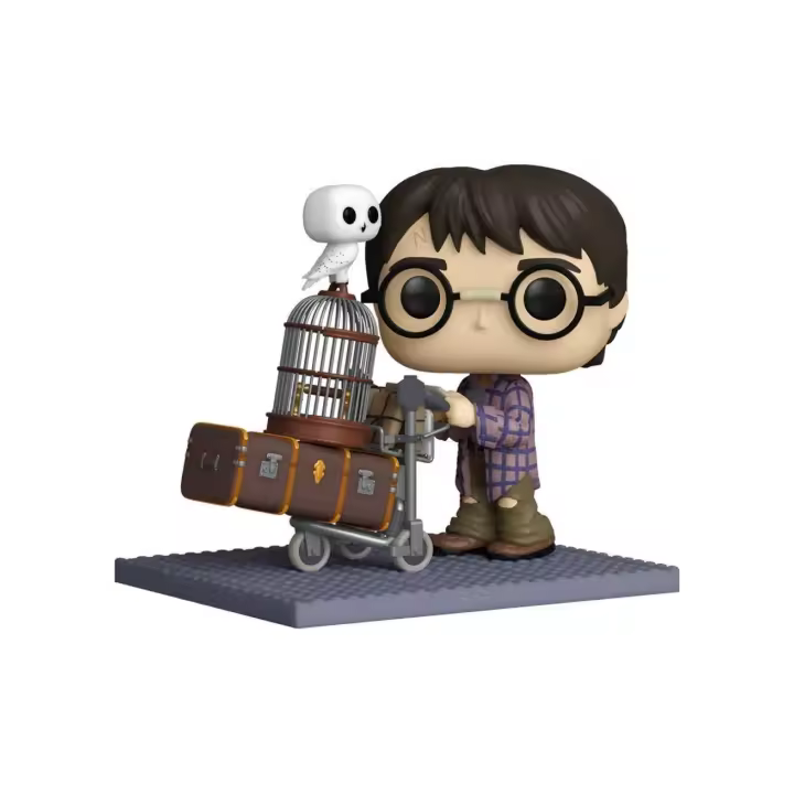 Harry Potter POP! Deluxe Vinyl Figura Harry Pushing Trolley 9 cm - 1