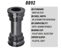 Adaptador De Eje Inferior De Bicicleta GOLDIX BB68 BB92 1.37/24mm Para Bicicletas De Carretera Y Montaña Material De Aluminio - details 3