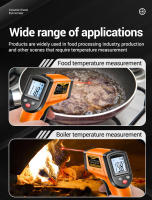 ANENG TH201 Termómetro Infrarrojo Digital Muestrador De Temperatura En Grados Celsius Termómetro No Contacto Sensibilidad Alta Para Uso Industrial - details 12