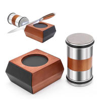 Afilador De Cuchillos Profesional De Aleación De Aluminio【2 Ángulos】15/20° Con Piedra De Afilar Diamante Sistema De Afilado Eco-amigable - details 0