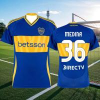 Camiseta De Entrenamiento De Fútbol Argentina 3D Impresa Uniforme Deportivo Para Adultos Y Niños Boca Juniors Poliéster Transpirable Camiseta Casual Para Verano Unisex - details 9