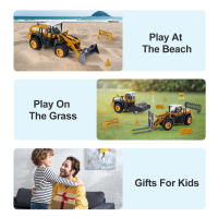 Juego De Bulldozer Inertia Para Niños Modelo De Coche De Aleación Juguetes Educativos Para Desarrollar Habilidades Mano-Ojo Regalos Para Niños - details 1