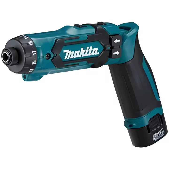 Makita DF012DSE Destornillador Inalámbrico Negro Azul 7.2V Ion de Litio 1500mah - 1