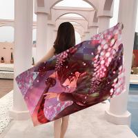 Toalla De Playa Demon Slayer Para Niños Toalla De Baño Personalizada Toalla De Piscina Regalo De Vacaciones Toalla De Picnic Toalla De Fiesta Tamaño 30x60 Cm Material Poliéster/Celulosa Absorbente Y Secado Rápido - details 2