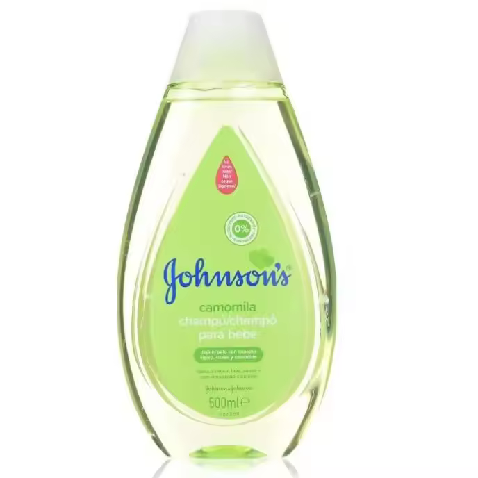 PACK 3 UNIDADES 500ml Johnson & Johnson Champú Johnson's Camomila Sin Sulfatos - 500ml - 1