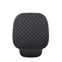 Cubierta De Asiento De Coche De Cuero PU Universal Anti-Rasguños Resistentes Al Desgaste Suaves Para Todas Las Estaciones Cojín De Espalda Minimalista Protector Contra Golpes - details 4
