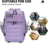Mochila Táctica Grande 45L 3P Para Senderismo Y Camping Bolsa De Deporte Al Aire Libre Impermeable Rucksack De Escalada - details 57