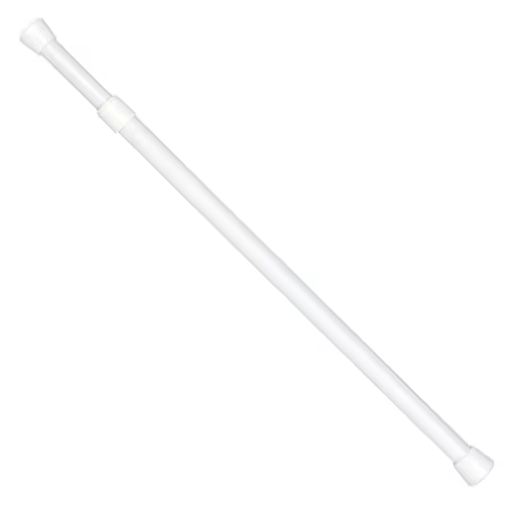 Riel Chyc Portavisillos Extensible Blanco 2 Piezas - Fácil Montaje para Cortinas - 1