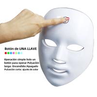 Máscara De Luz LED Para El Rostro Con Carga USB 7 Colores Terapia Fotónica Belleza Anti-Edad Rejuvenecimiento Piel Blanqueadora Cuidado De La Piel - details 21