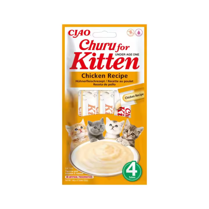 Churu Kitten de Pollo 12x4x14gr - 1