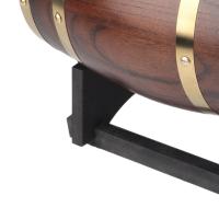 Barrel De Madera De Roble Retro De 3L Para Vino Brandy Y Whisky Con Grifo Contenedor De Cerveza De Barra Ecológico - details 1