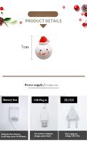 Luz De Navidad Santa Claus Fairy Garland 10 LEDs Piloto 1.5M Para Decoración De Casa Fiesta Año Nuevo Árbol De Navidad - details 3