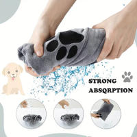 Toalla De Baño Para Mascotas De Microfibra Suave Y Absorbente 35x75cm/50x100cm Toallas Para Perros Y Gatos Suministros De Aseo Para Mascotas - details 1