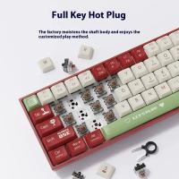 Teclado Mecánico AJAZZ AK680 Con Cable Duplex Keycap 68 Teclas Intercambiables Caliente Teclas De Color Mezclado Iluminación Personalizable - details 3
