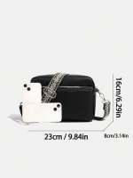 Bolso Pequeño Cuadrado Para Mujer De Cuero PU Estilo Crossbody Y Hombro Moda Satchel Con Bolsillo Interior Nylon Origen Guangdong - details 2
