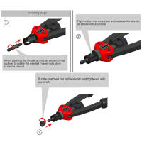 Herramienta De Ganchillo Aideepen Intercambiable Mandril Inserto Tornillo Rivet Herramienta De Perforación Y Ganchillo M3-M12 Parte De Repuesto - details 9