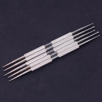 5Pcs Herramientas De Manicura Artísticas Con Pincel De Acabado En Punta Doble Para Dibujar Y Recoger Diamantes En Uñas Material De Acero Inoxidable - details 3