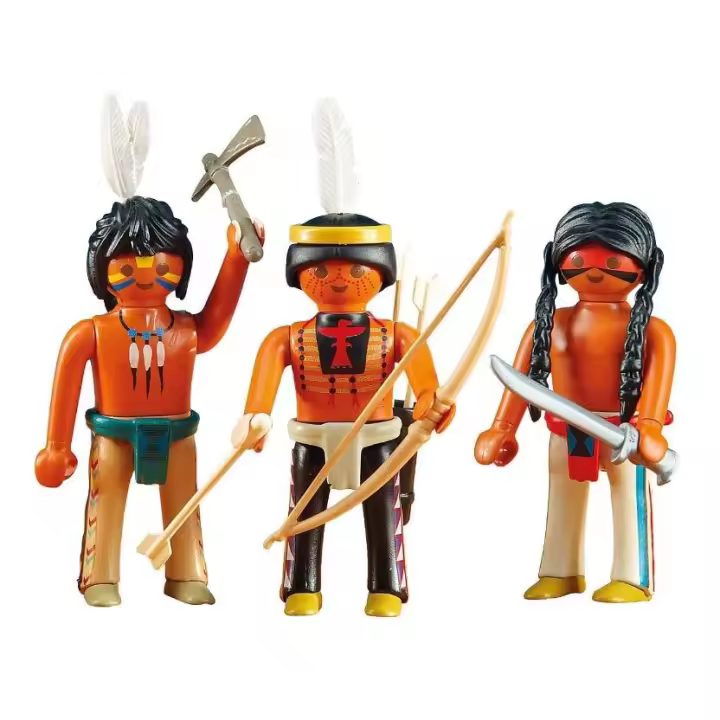 PLAYMOBIL 6272 - 3 Indios Sioux en BOLSA PRECINTADA POR EL FABRICANTE - 1