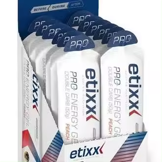 Etixx Double Carb Energy Melocoton Gel 12Udx60Ml. - 1