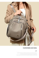 Mochila de cuero para Mujer, Bolso de un solo hombro, Bolso Escolar, Bolso de viaje de gran capacidad, Bolso casual de moda versátil - details 21
