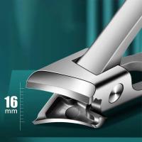 Juego De Tijeras De Uñas De Acero Inoxidable Con Hoja Giratoria De 360 Grados Antisalpicaduras Y Antideslizantes Para Uso Doméstico Gran Abertura - details 10