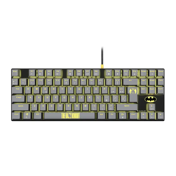 TECLADO DC BATMAN Fr-Tec PC - MAC - FR-TEC - Teclado con Cable - Blade - Batman - DC - Teclado Superheroes - 1