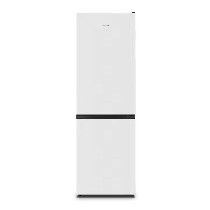 Frigo Combi No Frost Hisense  RB390N4AWE Alto 186cm x 59,5cm Clase E Blanco  | 304 L, Cajón para verduras, Multi Airflow, Congelamiento Rápido, Puerta Reversible - 1