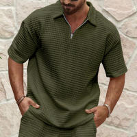 Camiseta Casual Para Hombres Verano 2024 Cuello Redondo Color Sólido Manga Corta Transpirable Y Cómoda Disponible En Varias Tallas Y Colores - details 10