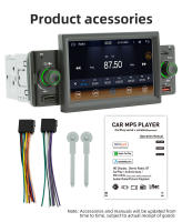 BQCC 1din Reproductor Multimedia Para Coche Con Pantalla Táctil HD De 5'' Carplay/Android Auto Mirrorlink BT USB DVR RCA FM Radio Universal Para Todas Marca Y Modelo De Coche - details 18