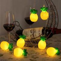 Luces De LED En Forma De Piña Para Decoración De Mesa Y Fiesta Con Diseño De Fresa Y Mango USB Recargable Para Noche Navidad 40 LEDS - details 2